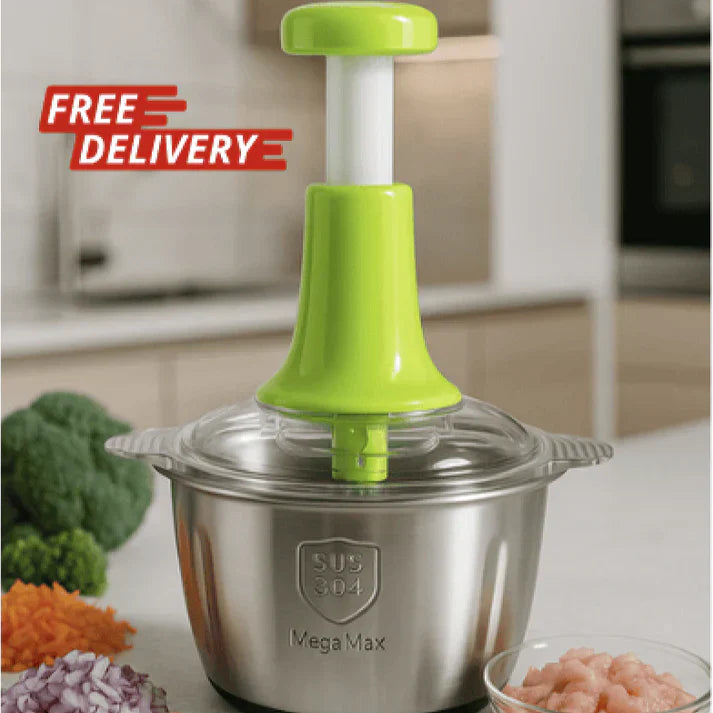 Multi-Functional Hand Press Manual Steel Chopper 2L