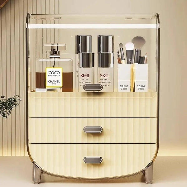 Large Capacity Cosmetic Organizer With Drawers
