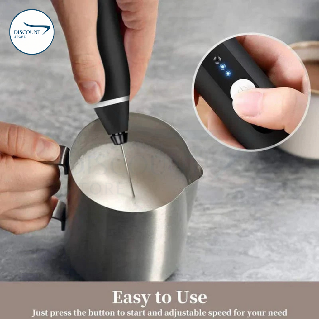 2 in 1 Rechargeable Electric Coffee Beater & Frother
