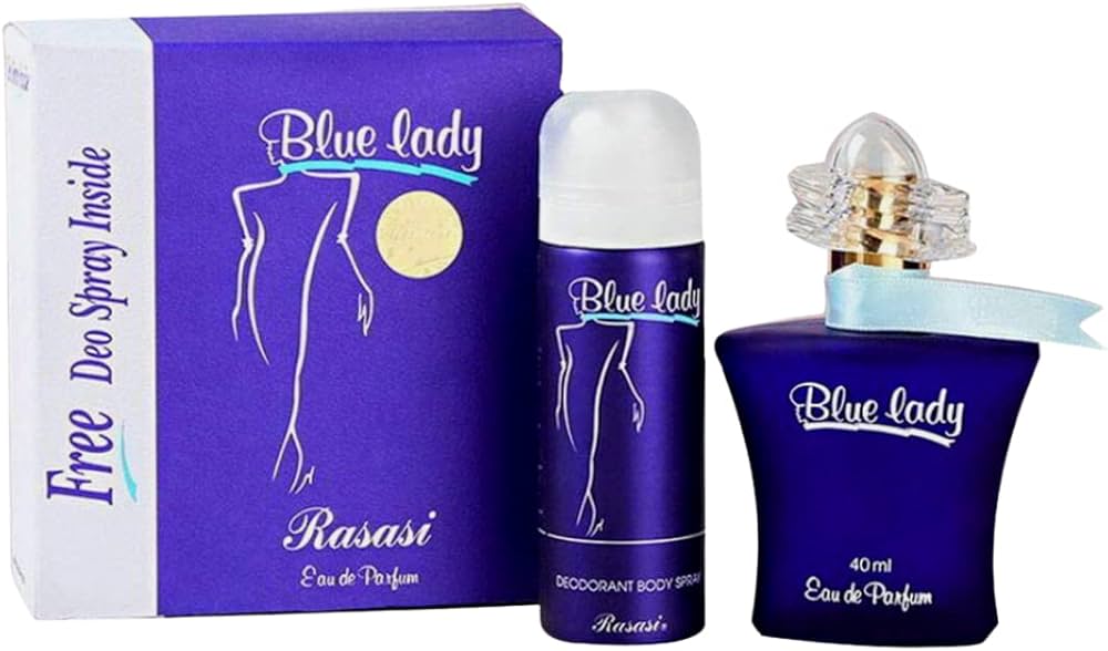 Blue Lady Perfume + Body Spray 2 in 1 Gift Box
